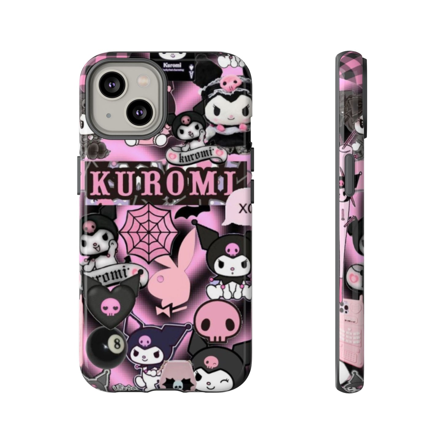 Kuromi Gothic Phone Case, Tough Phone Case Kawaii Phone Cover, Mobile Accessory, Gifts for Her Kuromi back to school, iPhone, Samsung sanrio