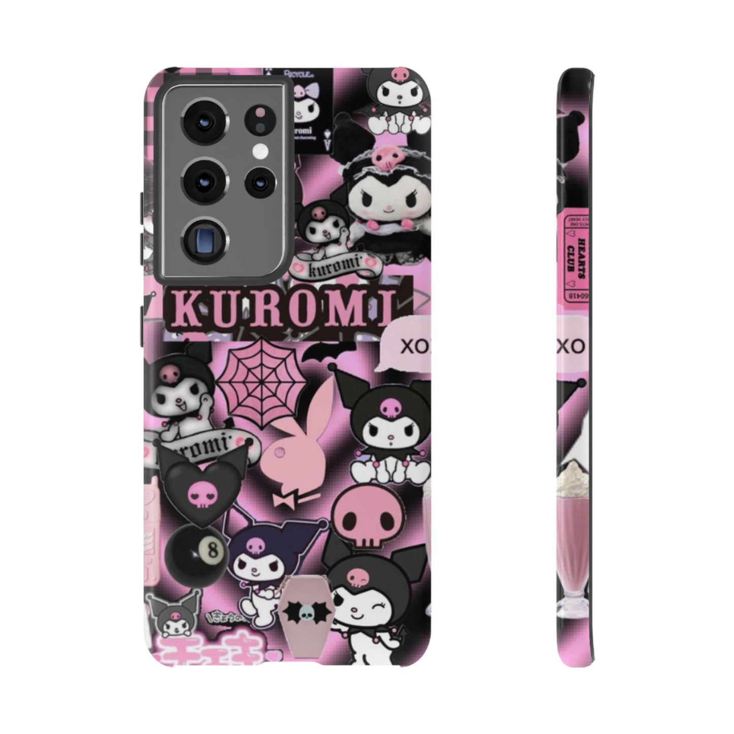 Kuromi Gothic Phone Case, Tough Phone Case Kawaii Phone Cover, Mobile Accessory, Gifts for Her Kuromi back to school, iPhone, Samsung sanrio
