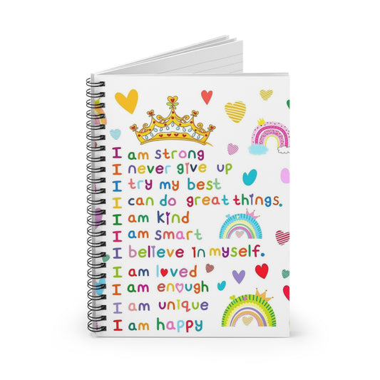Empowering Spiral Notebook - Inspirational Quotes, Perfect for Journaling, School, Self-Discovery, Gifts, Home Office, School Supplies