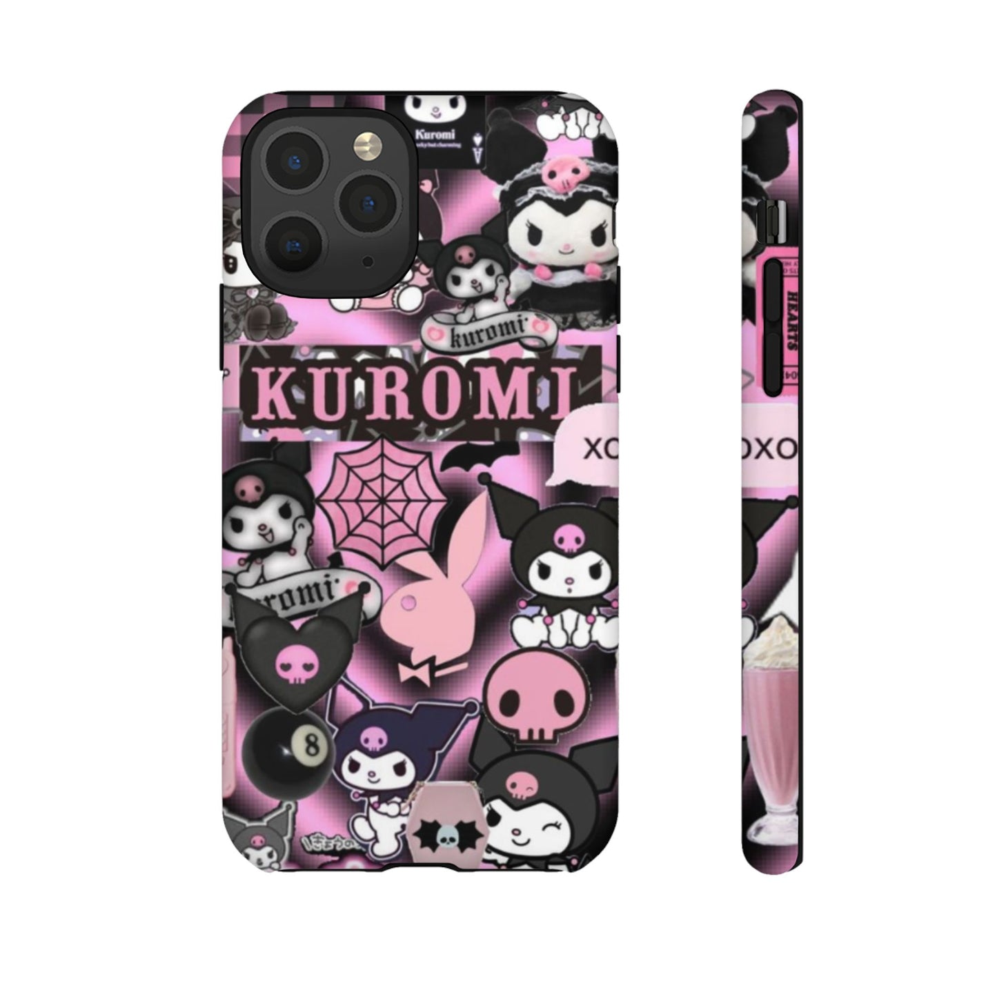 Kuromi Gothic Phone Case, Tough Phone Case Kawaii Phone Cover, Mobile Accessory, Gifts for Her Kuromi back to school, iPhone, Samsung sanrio