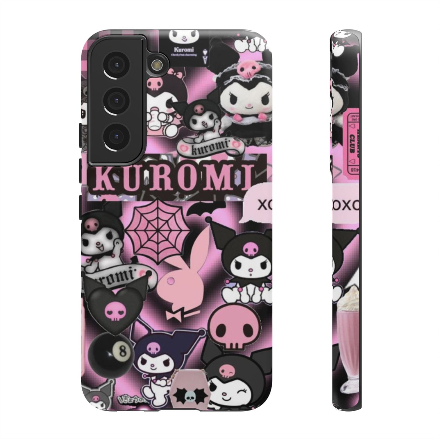 Kuromi Gothic Phone Case, Tough Phone Case Kawaii Phone Cover, Mobile Accessory, Gifts for Her Kuromi back to school, iPhone, Samsung sanrio