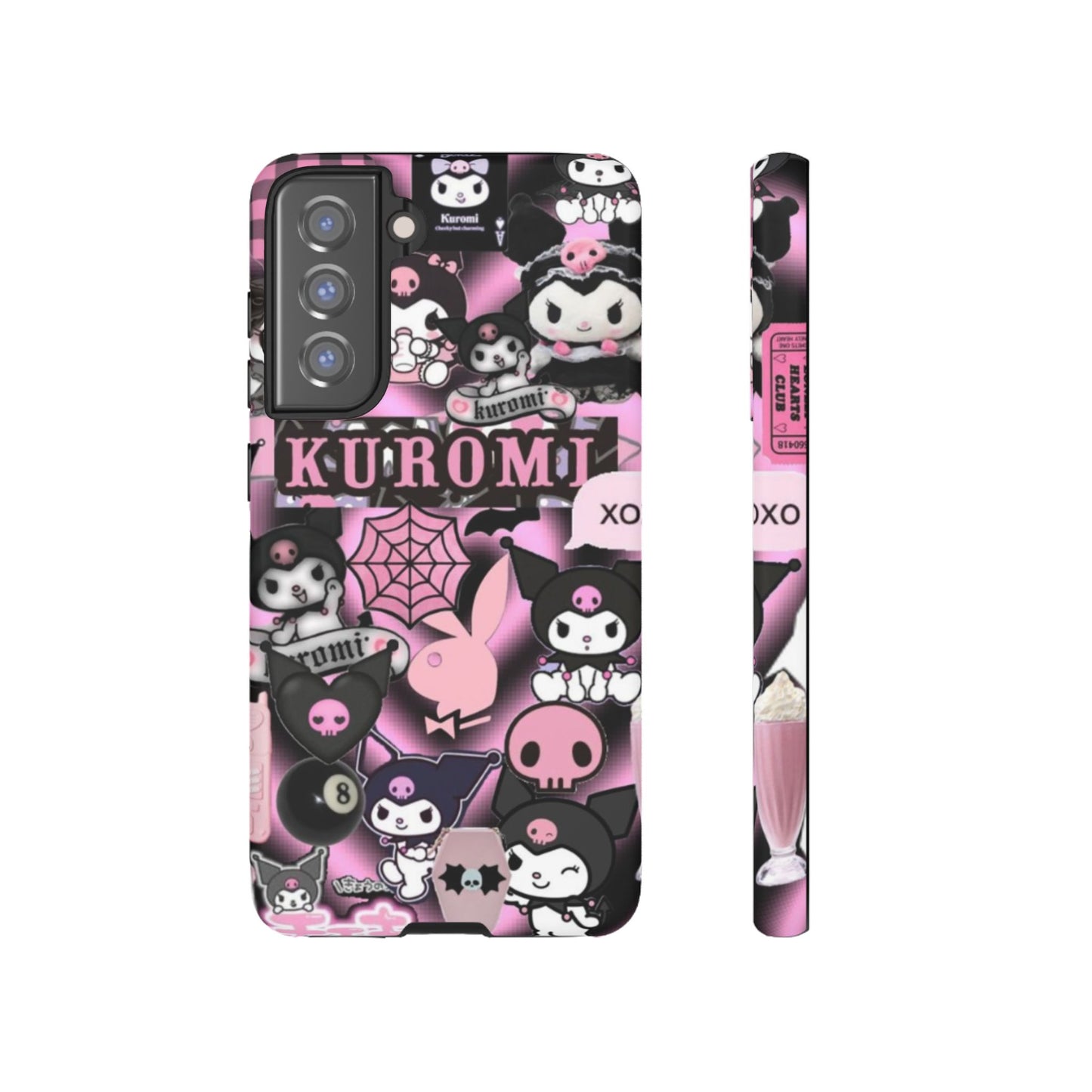Kuromi Gothic Phone Case, Tough Phone Case Kawaii Phone Cover, Mobile Accessory, Gifts for Her Kuromi back to school, iPhone, Samsung sanrio
