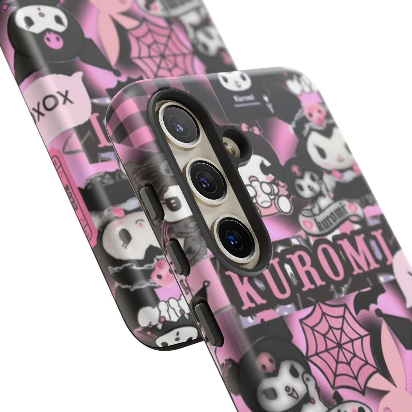 Kuromi Gothic Phone Case, Tough Phone Case Kawaii Phone Cover, Mobile Accessory, Gifts for Her Kuromi back to school, iPhone, Samsung sanrio