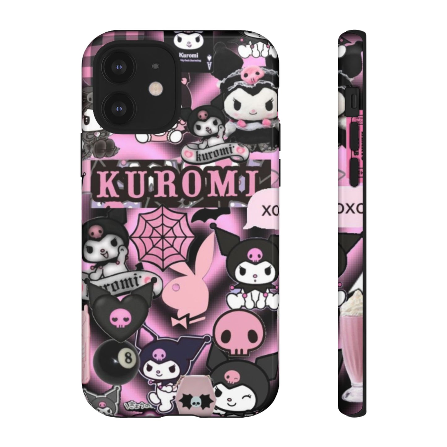 Kuromi Gothic Phone Case, Tough Phone Case Kawaii Phone Cover, Mobile Accessory, Gifts for Her Kuromi back to school, iPhone, Samsung sanrio