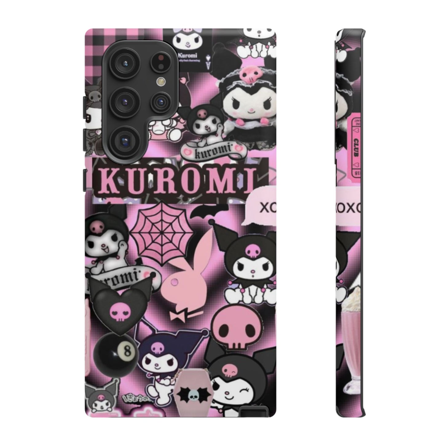 Kuromi Gothic Phone Case, Tough Phone Case Kawaii Phone Cover, Mobile Accessory, Gifts for Her Kuromi back to school, iPhone, Samsung sanrio
