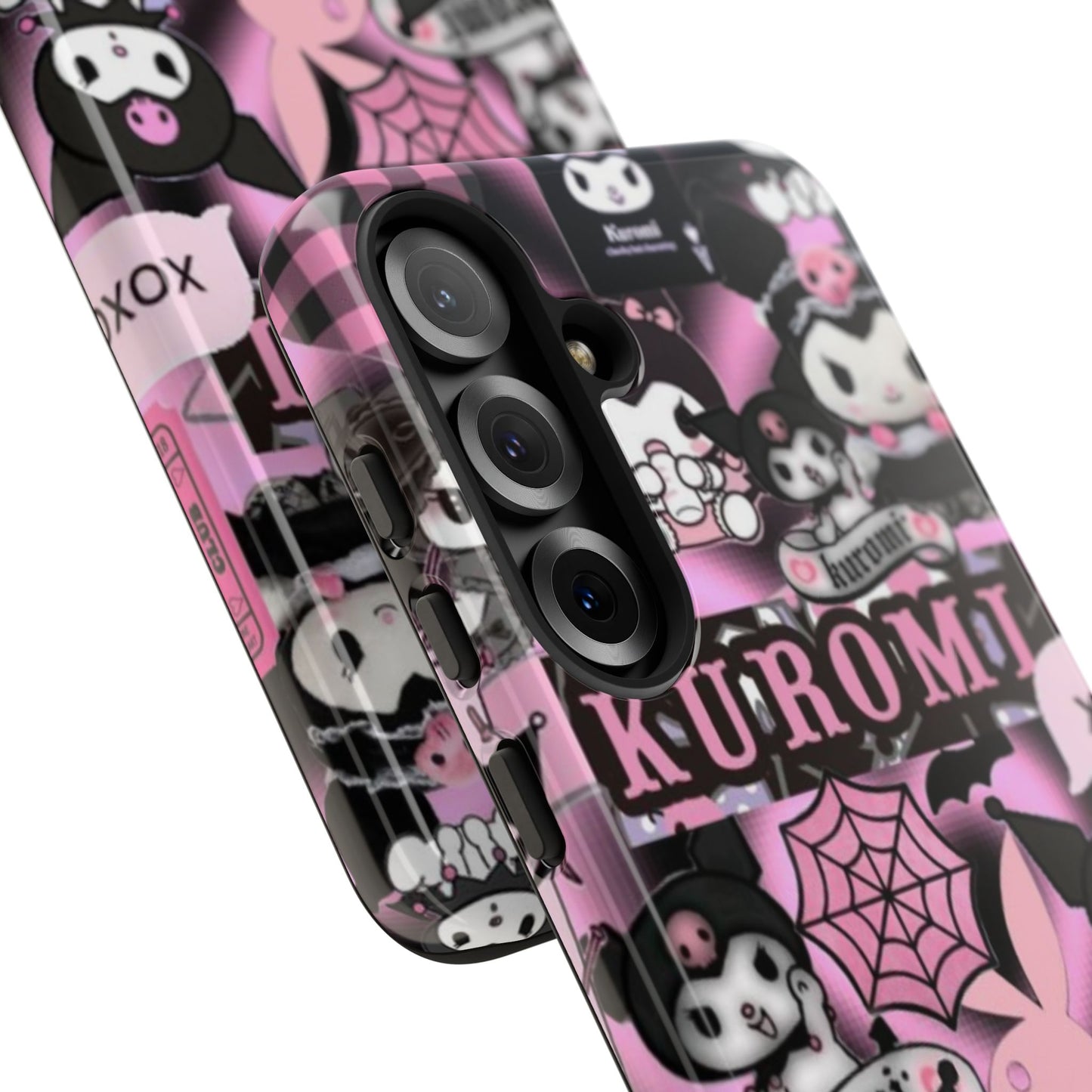 Kuromi Gothic Phone Case, Tough Phone Case Kawaii Phone Cover, Mobile Accessory, Gifts for Her Kuromi back to school, iPhone, Samsung sanrio