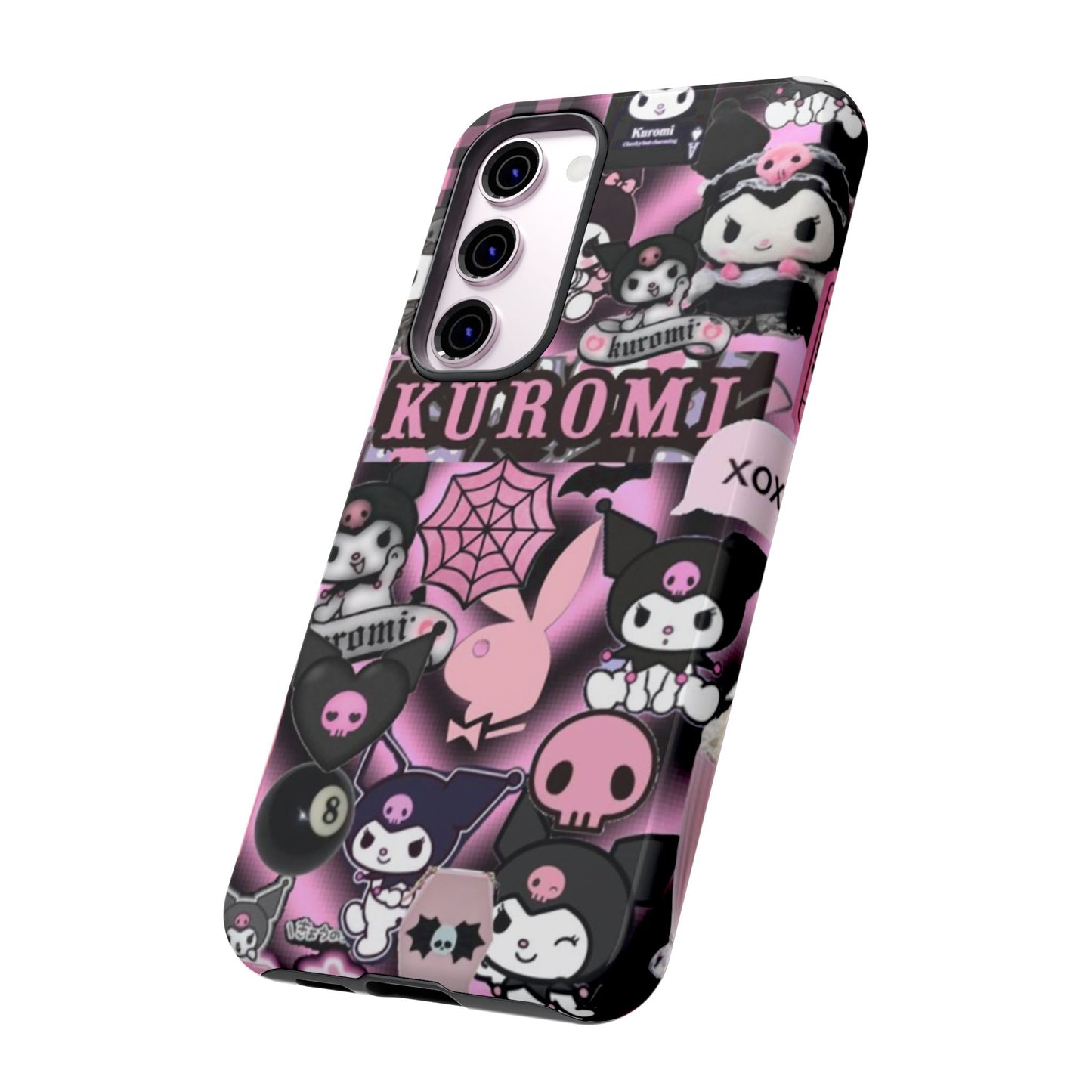 Kuromi Gothic Phone Case, Tough Phone Case Kawaii Phone Cover, Mobile Accessory, Gifts for Her Kuromi back to school, iPhone, Samsung sanrio