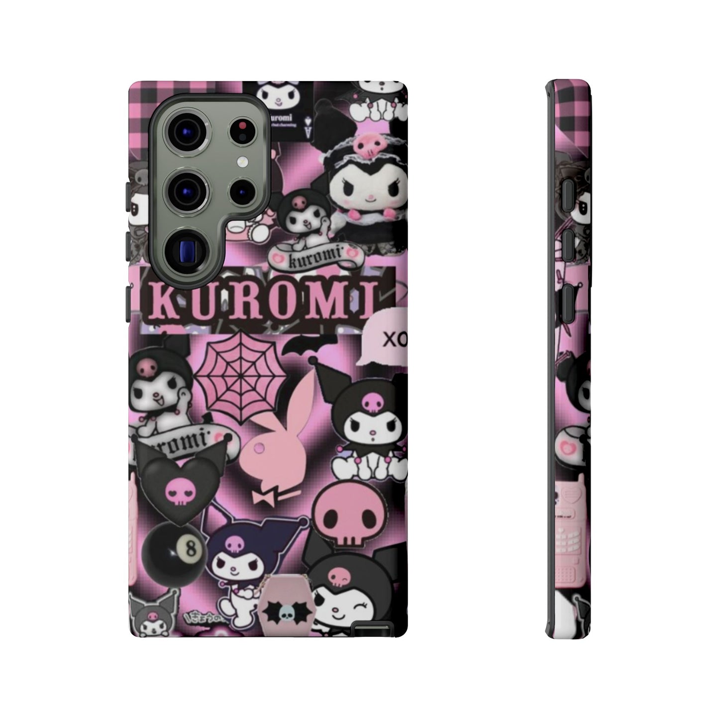 Kuromi Gothic Phone Case, Tough Phone Case Kawaii Phone Cover, Mobile Accessory, Gifts for Her Kuromi back to school, iPhone, Samsung sanrio