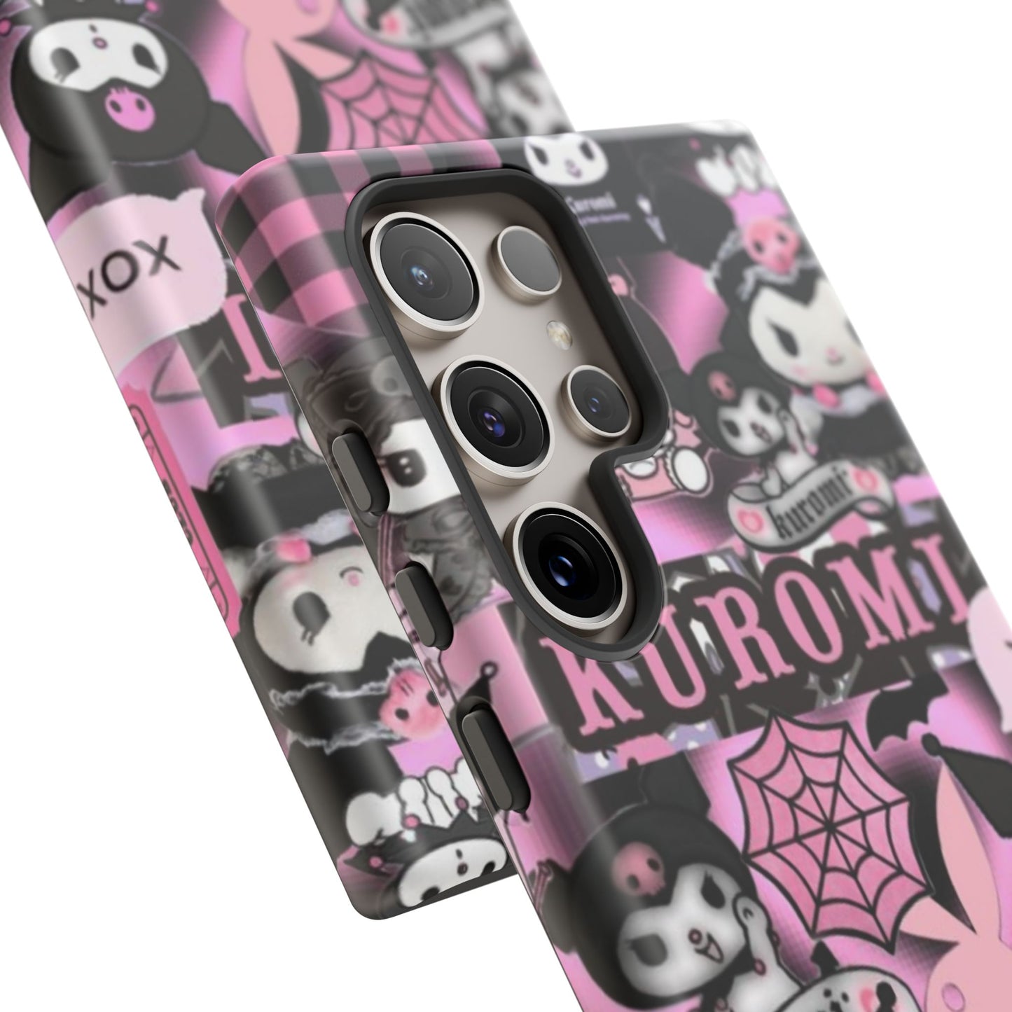 Kuromi Gothic Phone Case, Tough Phone Case Kawaii Phone Cover, Mobile Accessory, Gifts for Her Kuromi back to school, iPhone, Samsung sanrio