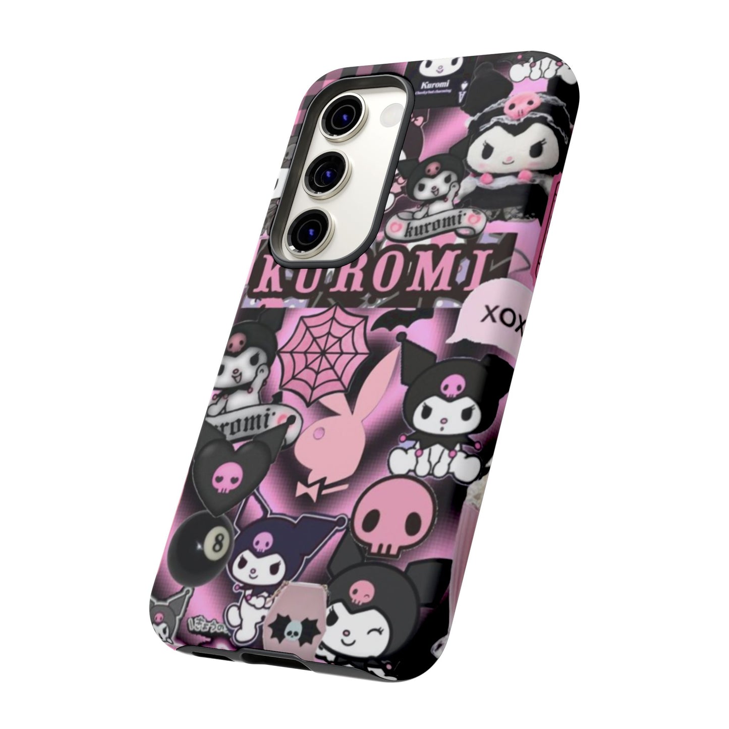 Kuromi Gothic Phone Case, Tough Phone Case Kawaii Phone Cover, Mobile Accessory, Gifts for Her Kuromi back to school, iPhone, Samsung sanrio
