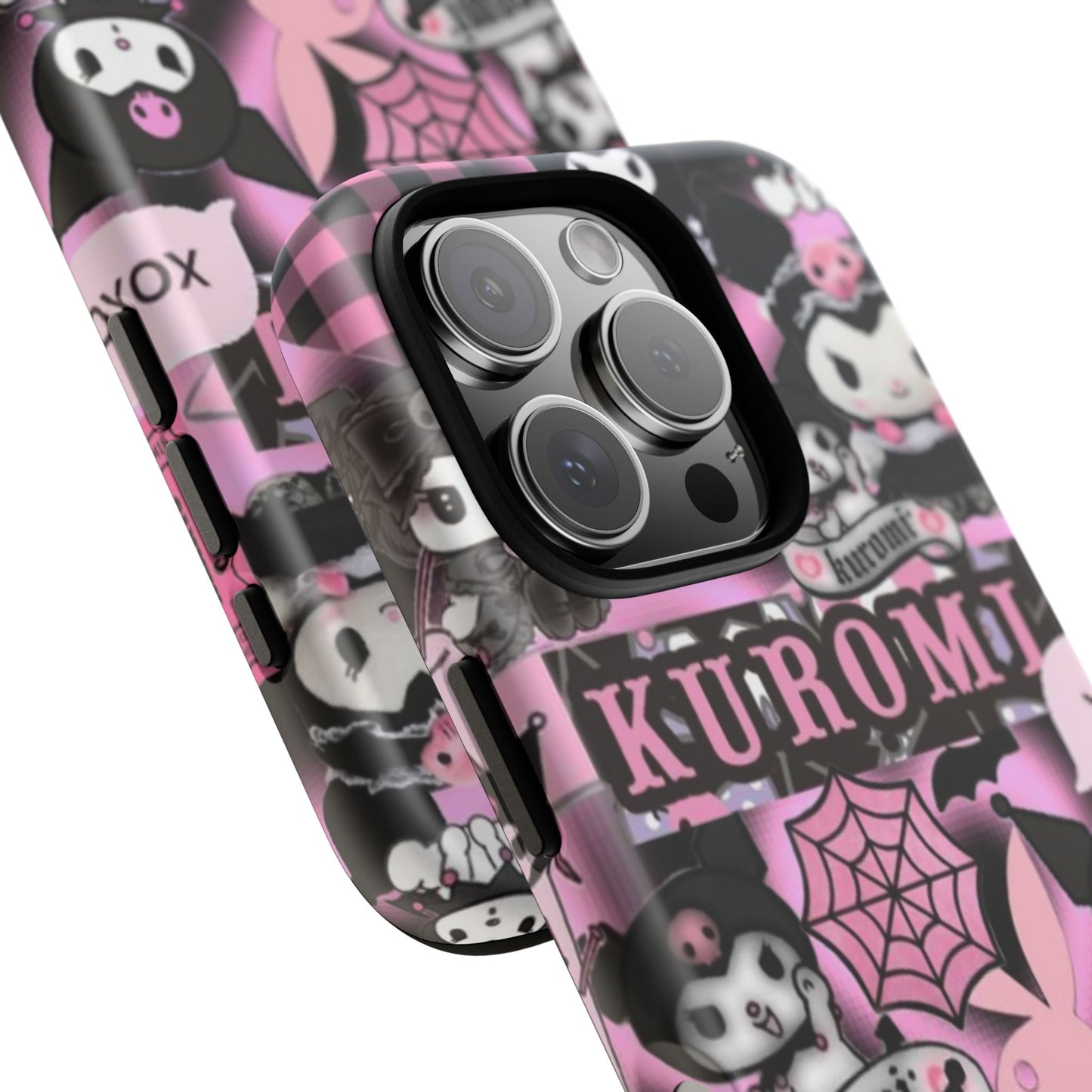 Kuromi Gothic Phone Case, Tough Phone Case Kawaii Phone Cover, Mobile Accessory, Gifts for Her Kuromi back to school, iPhone, Samsung sanrio