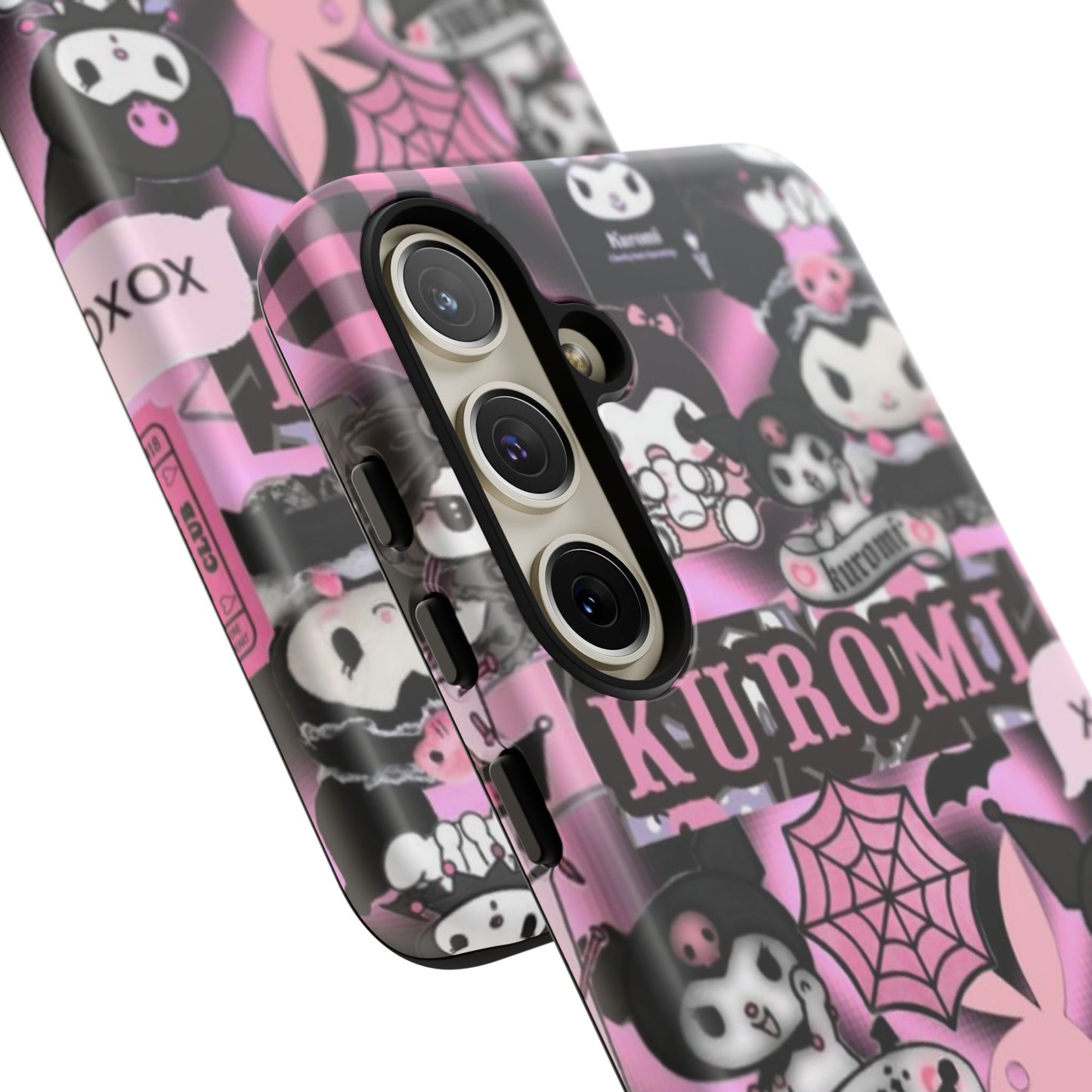 Kuromi Gothic Phone Case, Tough Phone Case Kawaii Phone Cover, Mobile Accessory, Gifts for Her Kuromi back to school, iPhone, Samsung sanrio