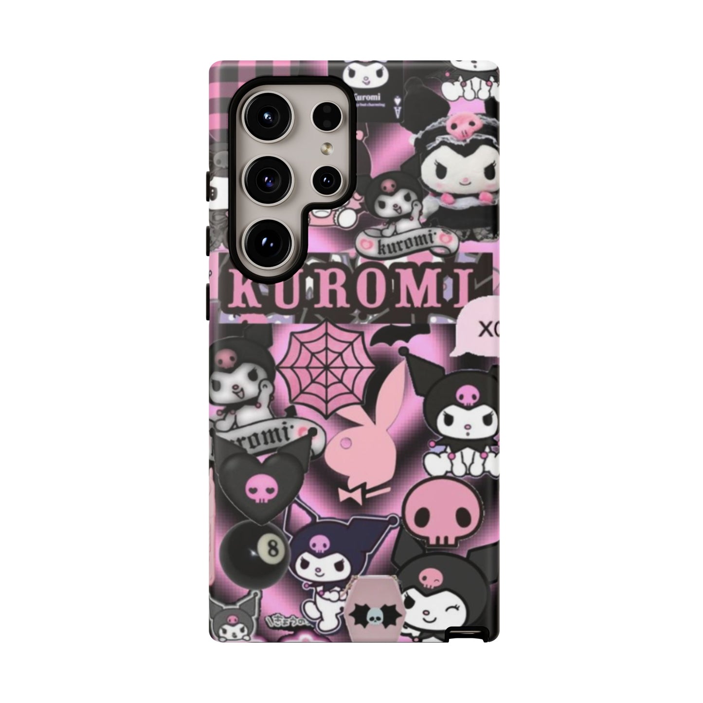 Kuromi Gothic Phone Case, Tough Phone Case Kawaii Phone Cover, Mobile Accessory, Gifts for Her Kuromi back to school, iPhone, Samsung sanrio