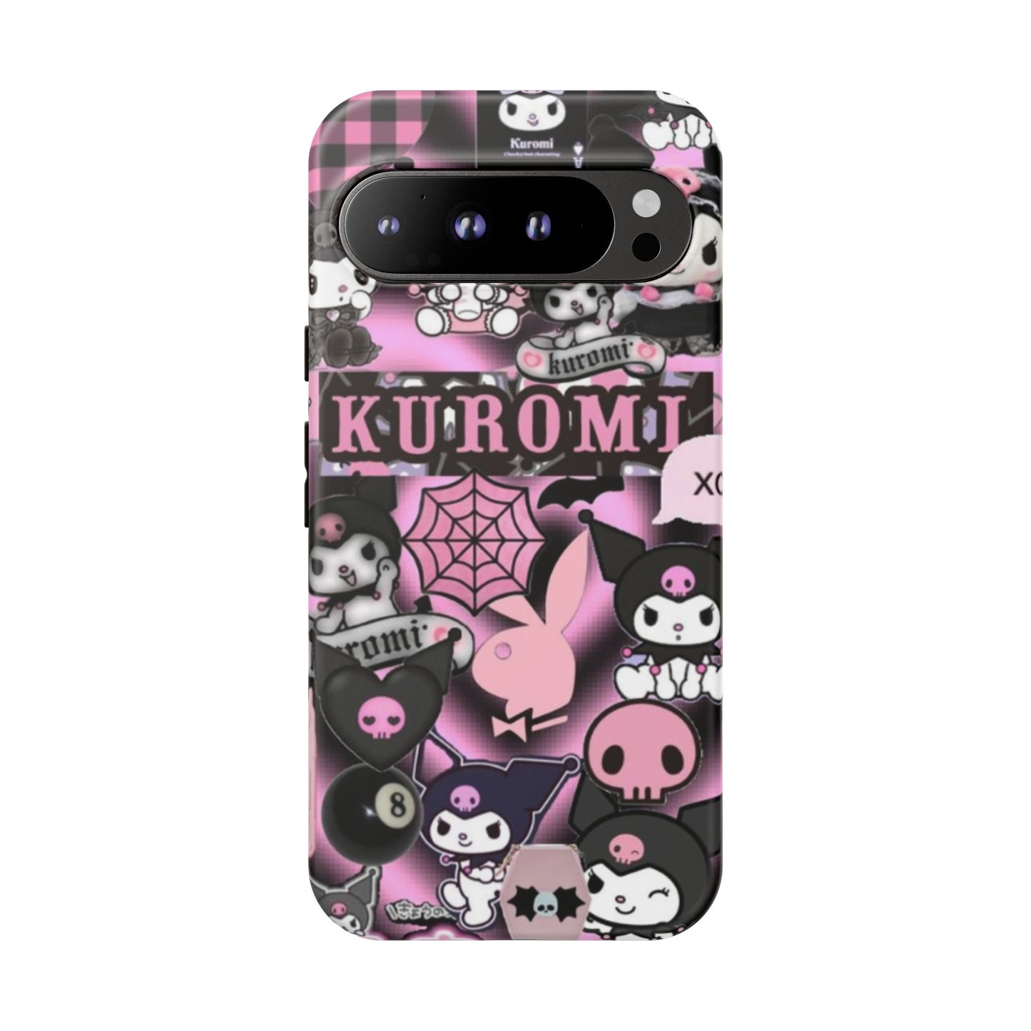 Kuromi Gothic Phone Case, Tough Phone Case Kawaii Phone Cover, Mobile Accessory, Gifts for Her Kuromi back to school, iPhone, Samsung sanrio
