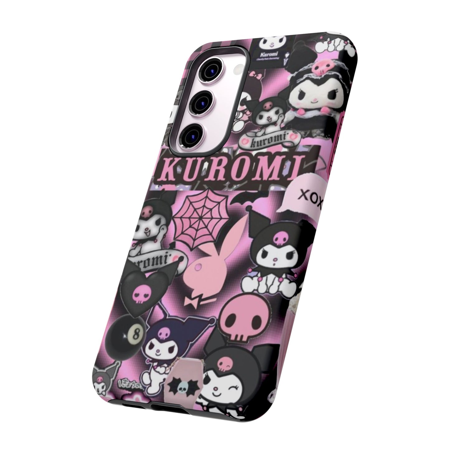 Kuromi Gothic Phone Case, Tough Phone Case Kawaii Phone Cover, Mobile Accessory, Gifts for Her Kuromi back to school, iPhone, Samsung sanrio