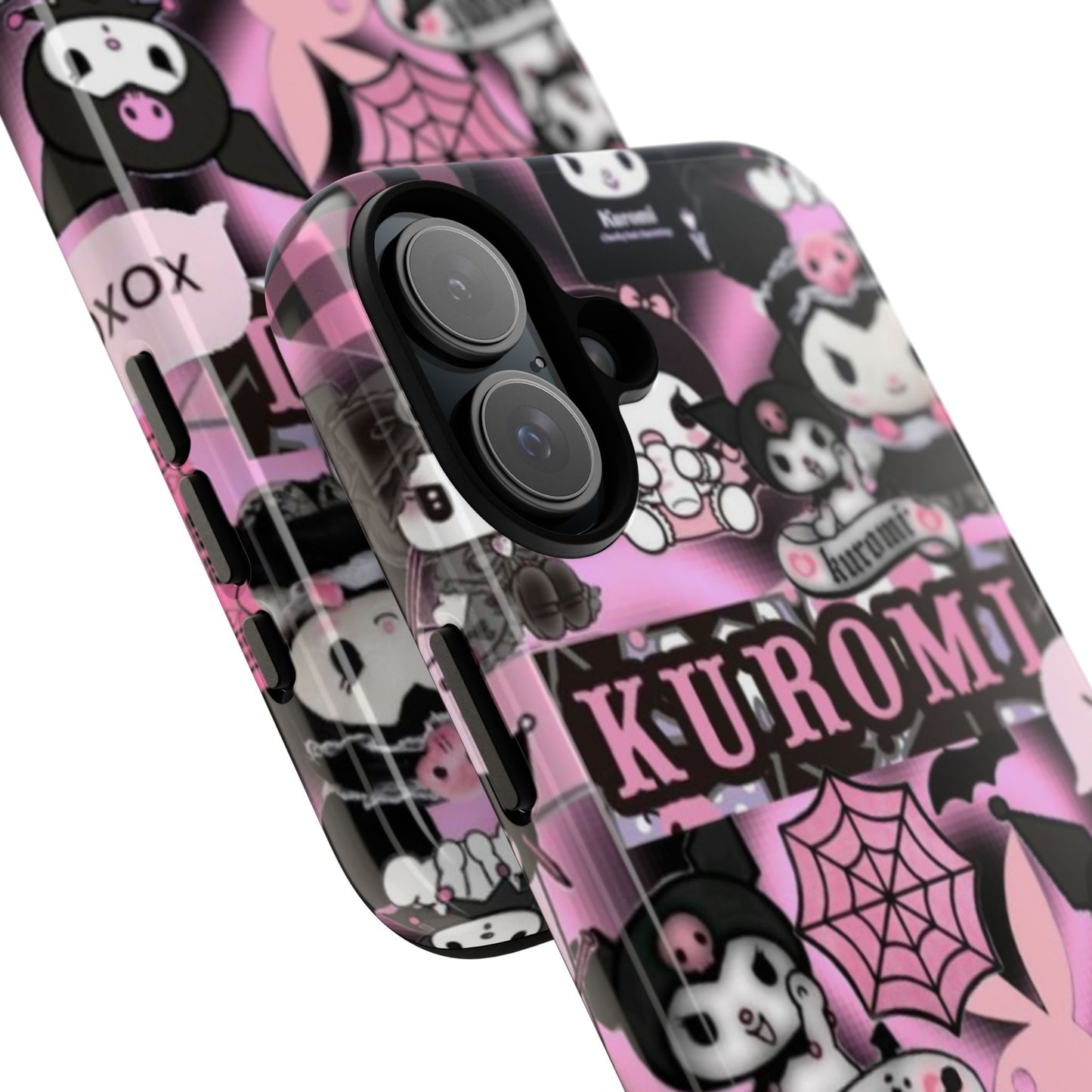 Kuromi Gothic Phone Case, Tough Phone Case Kawaii Phone Cover, Mobile Accessory, Gifts for Her Kuromi back to school, iPhone, Samsung sanrio