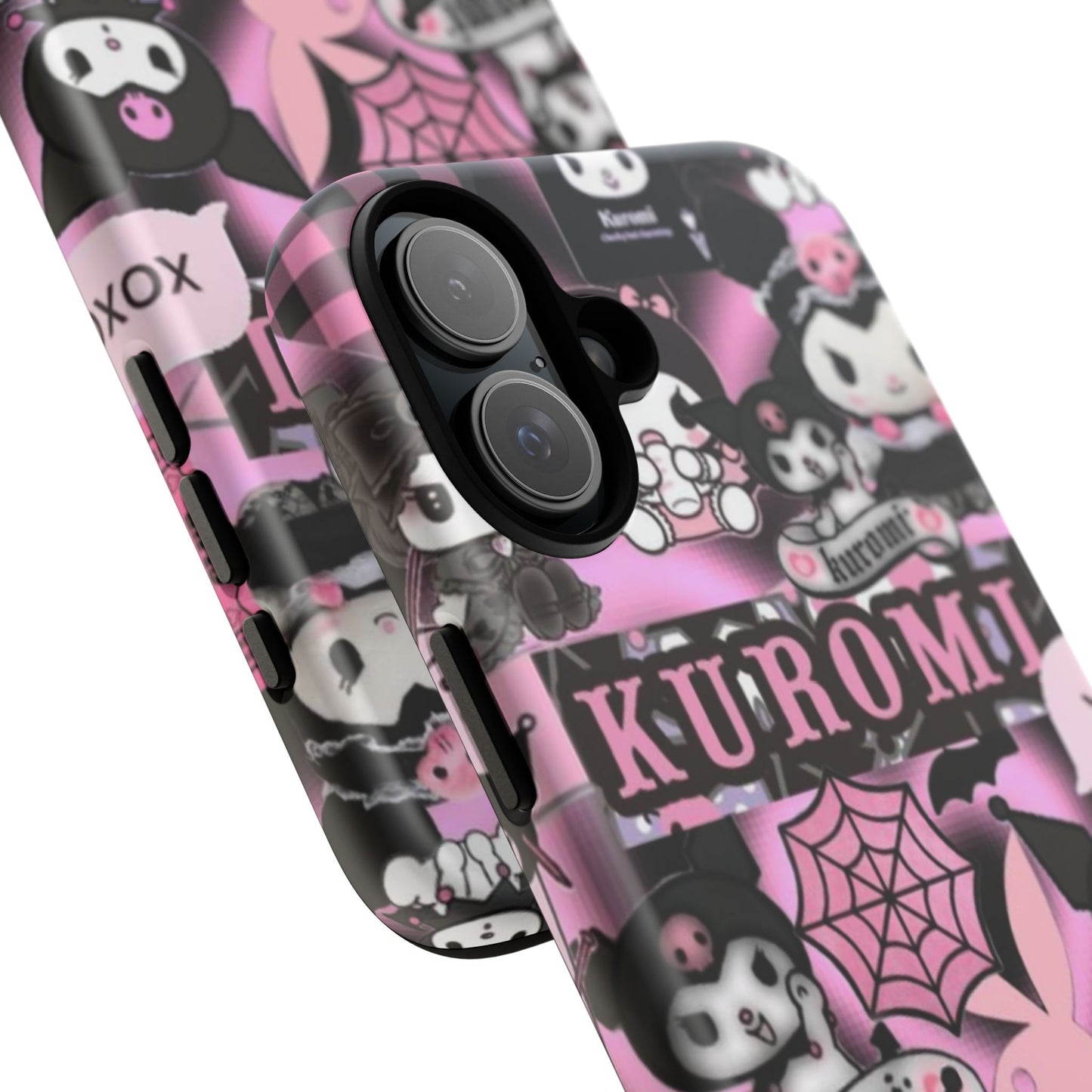 Kuromi Gothic Phone Case, Tough Phone Case Kawaii Phone Cover, Mobile Accessory, Gifts for Her Kuromi back to school, iPhone, Samsung sanrio