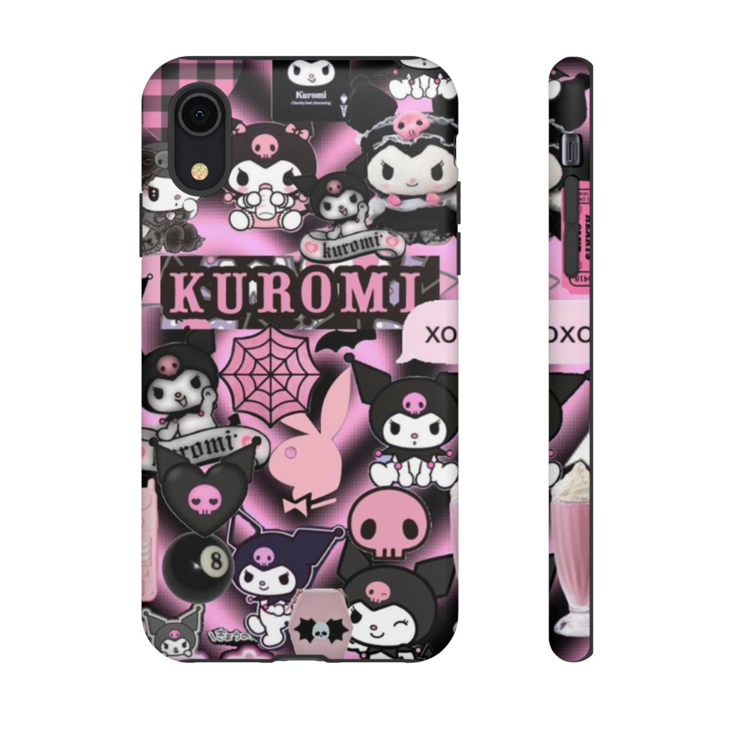 Kuromi Gothic Phone Case, Tough Phone Case Kawaii Phone Cover, Mobile Accessory, Gifts for Her Kuromi back to school, iPhone, Samsung sanrio