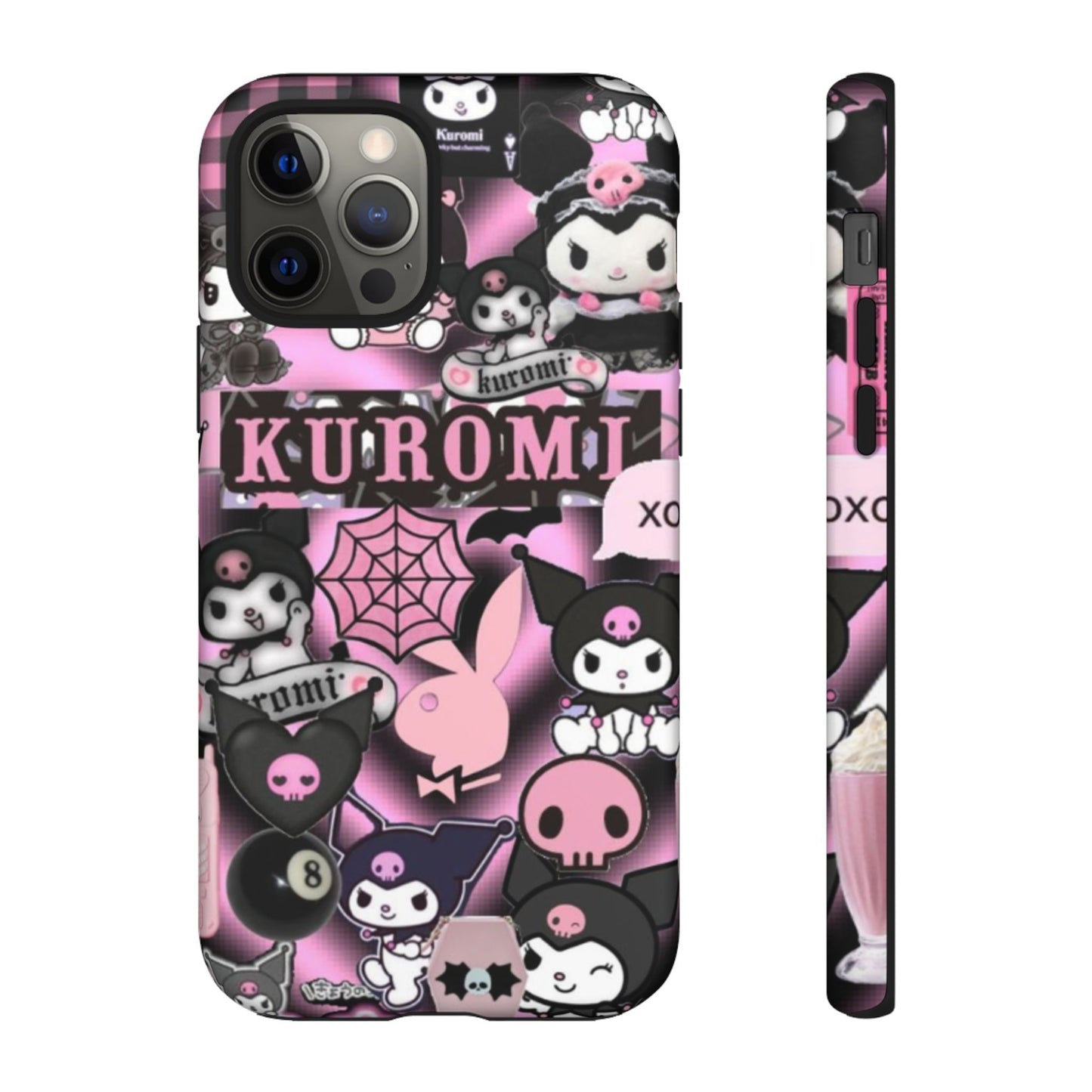 Kuromi Gothic Phone Case, Tough Phone Case Kawaii Phone Cover, Mobile Accessory, Gifts for Her Kuromi back to school, iPhone, Samsung sanrio