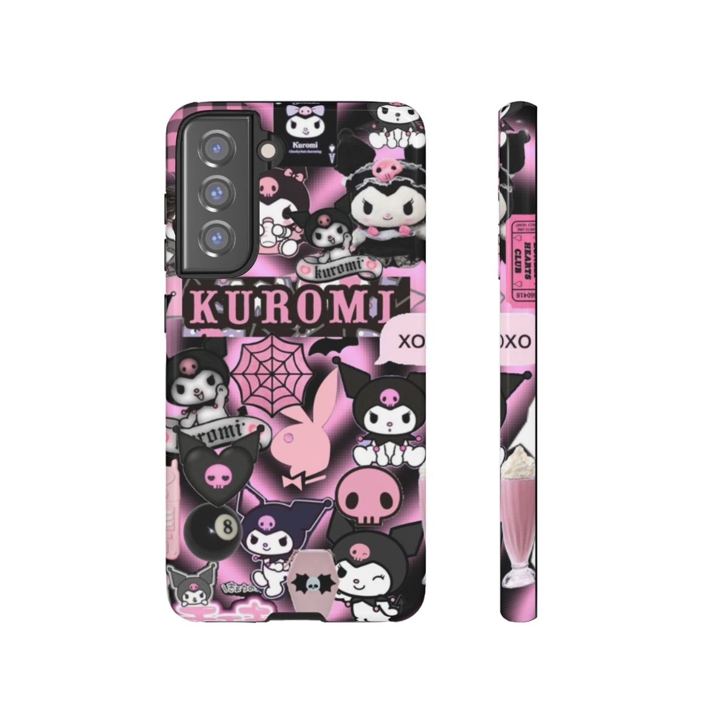 Kuromi Gothic Phone Case, Tough Phone Case Kawaii Phone Cover, Mobile Accessory, Gifts for Her Kuromi back to school, iPhone, Samsung sanrio
