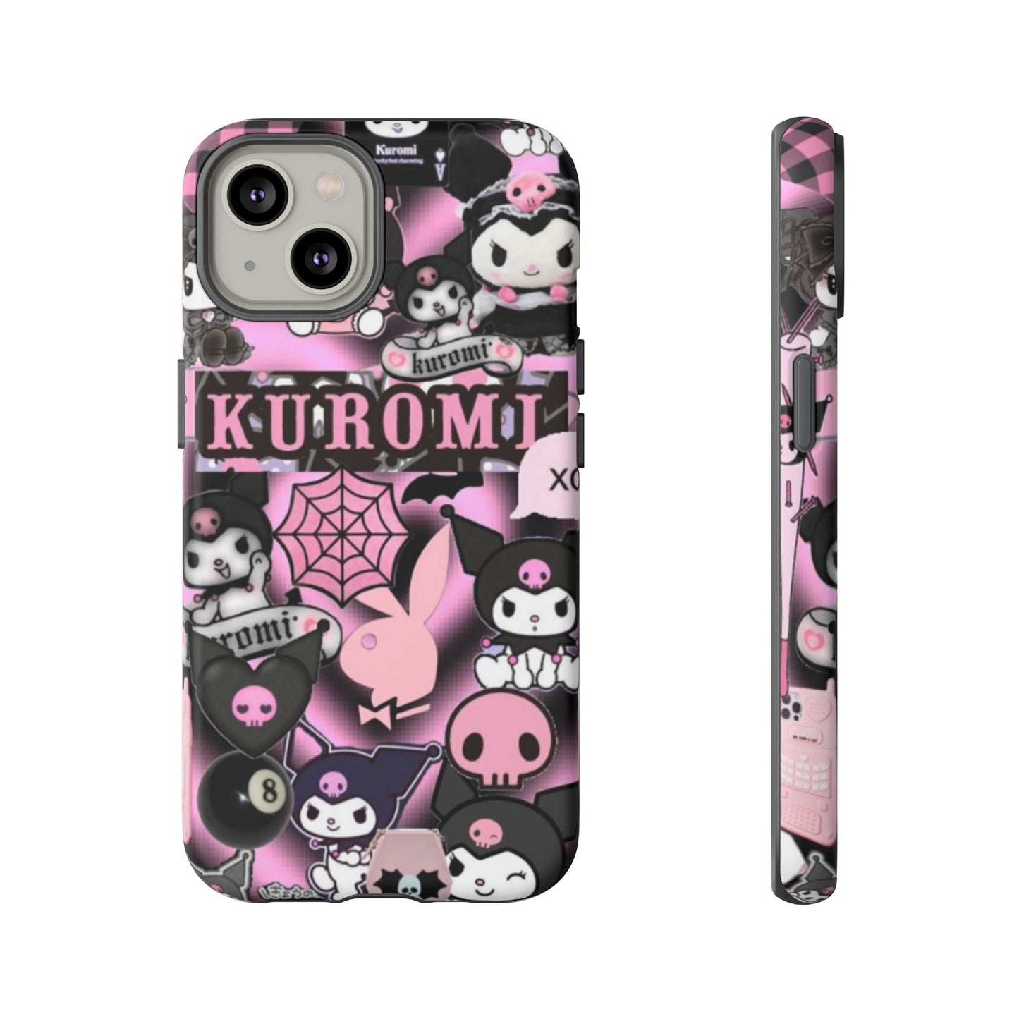 Kuromi Gothic Phone Case, Tough Phone Case Kawaii Phone Cover, Mobile Accessory, Gifts for Her Kuromi back to school, iPhone, Samsung sanrio