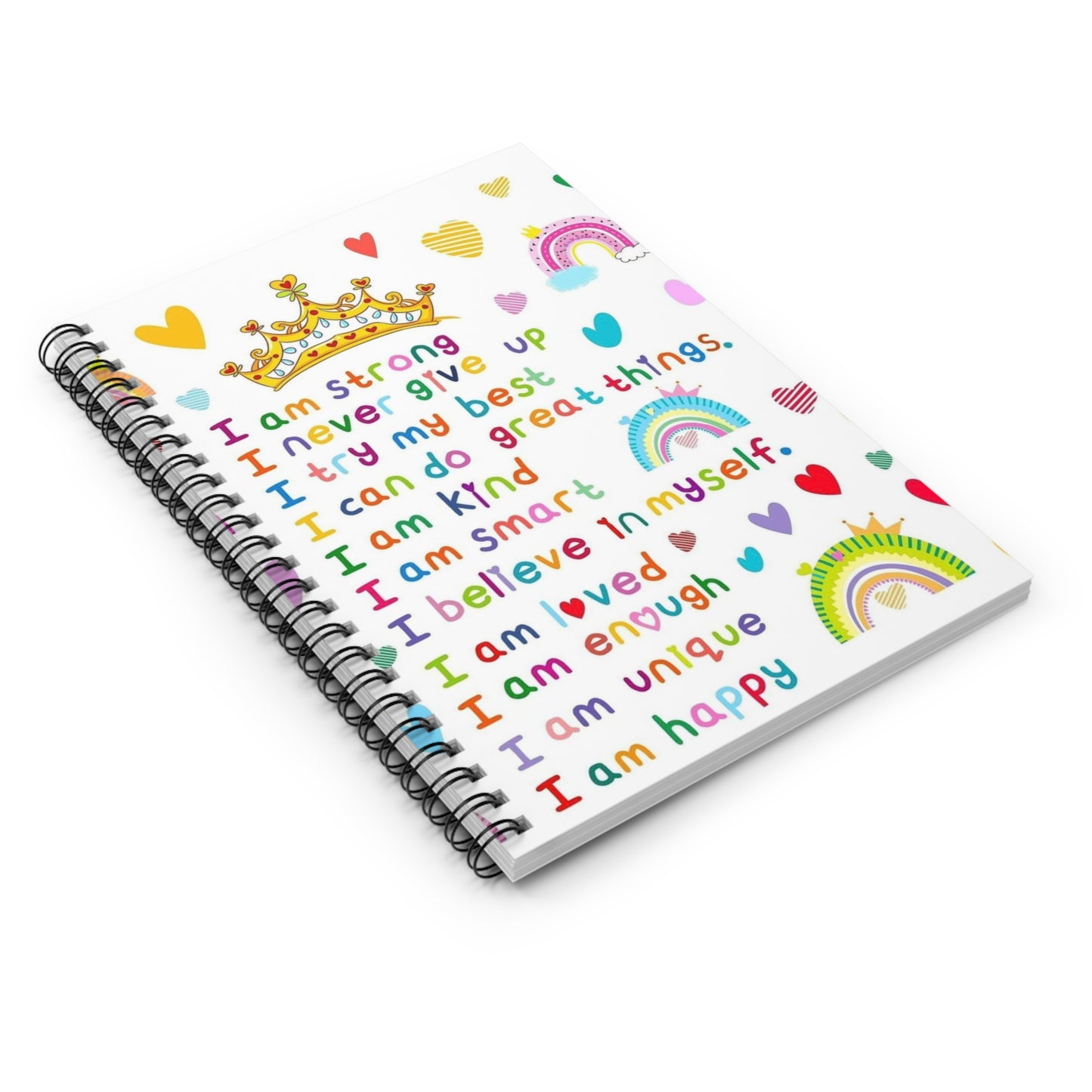 Empowering Spiral Notebook - Inspirational Quotes, Perfect for Journaling, School, Self-Discovery, Gifts, Home Office, School Supplies