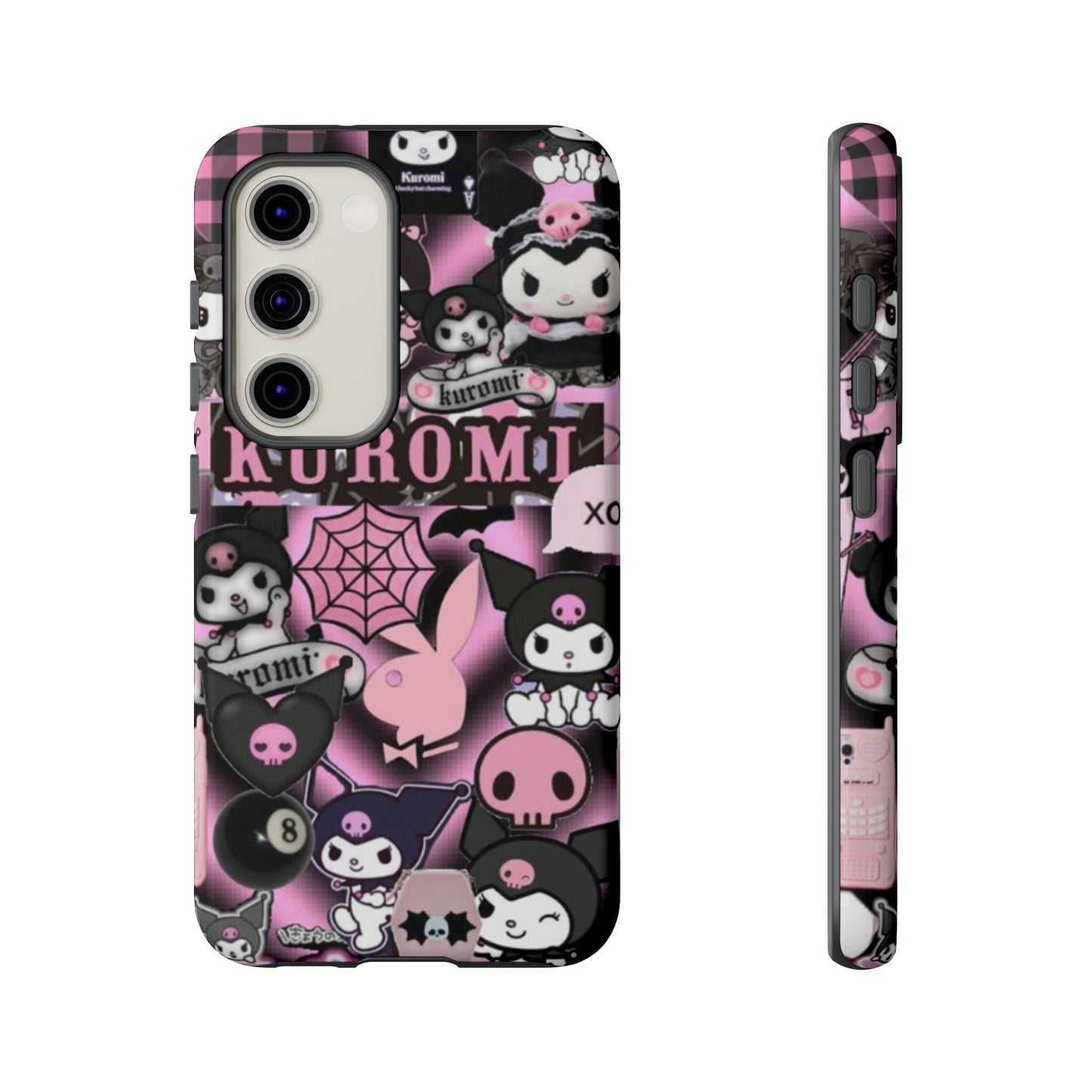 Kuromi Gothic Phone Case, Tough Phone Case Kawaii Phone Cover, Mobile Accessory, Gifts for Her Kuromi back to school, iPhone, Samsung sanrio