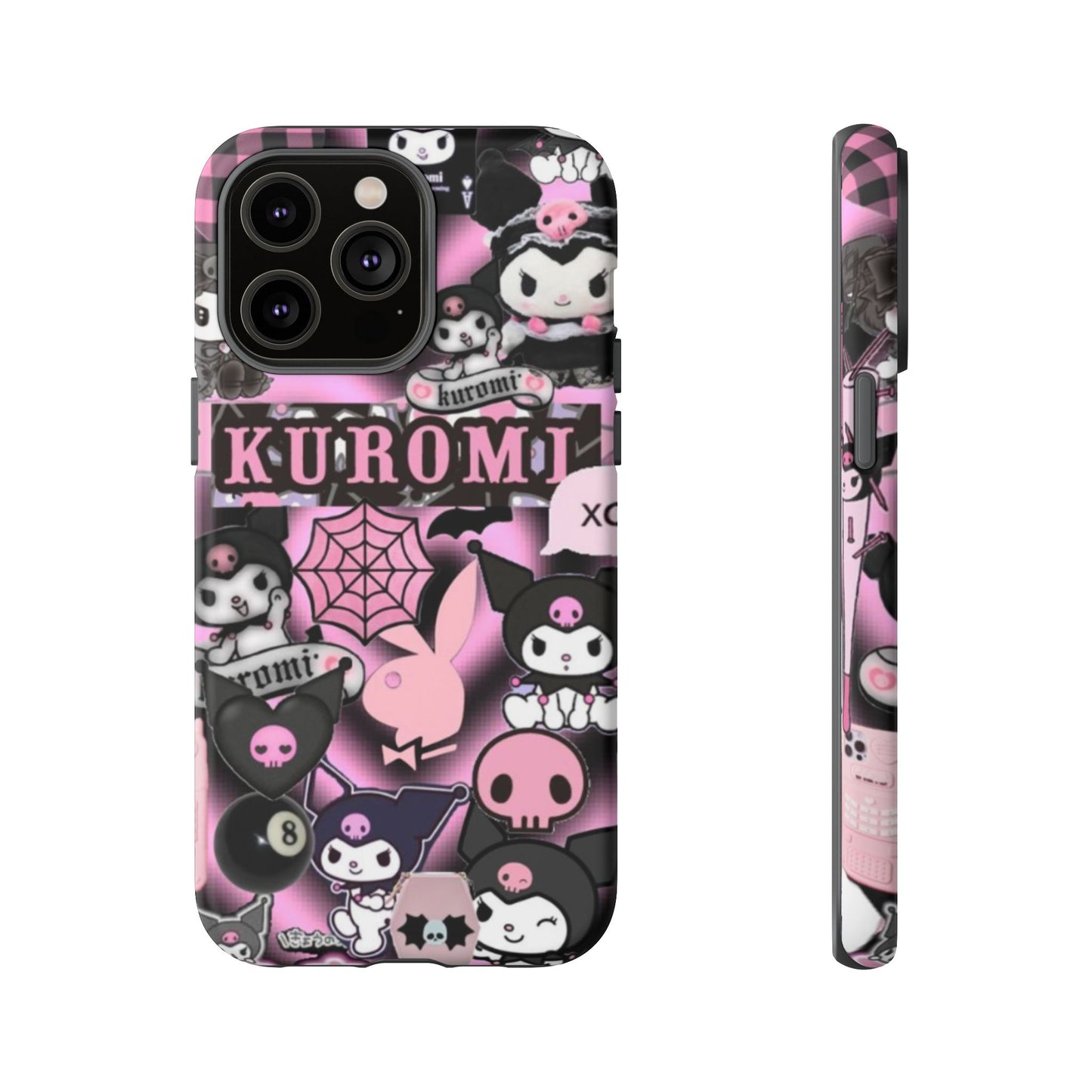 Kuromi Gothic Phone Case, Tough Phone Case Kawaii Phone Cover, Mobile Accessory, Gifts for Her Kuromi back to school, iPhone, Samsung sanrio