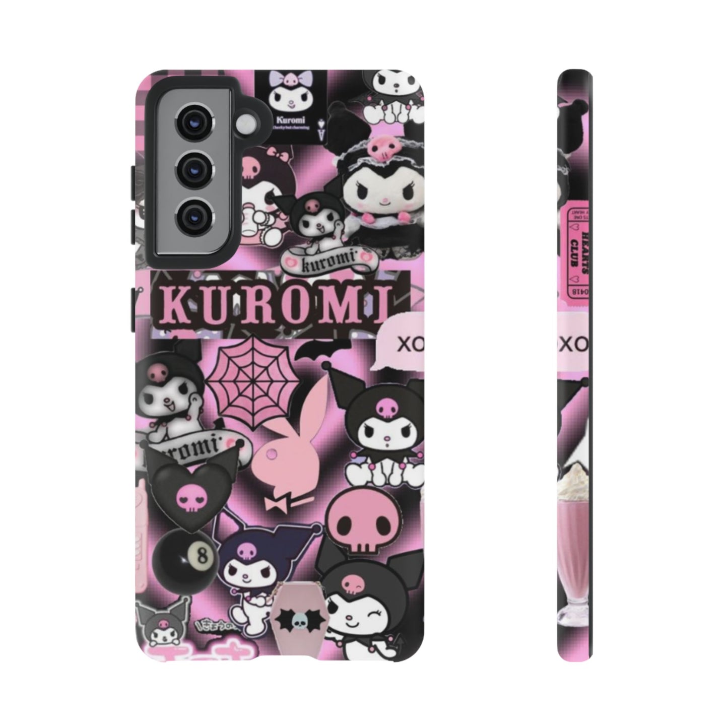 Kuromi Gothic Phone Case, Tough Phone Case Kawaii Phone Cover, Mobile Accessory, Gifts for Her Kuromi back to school, iPhone, Samsung sanrio