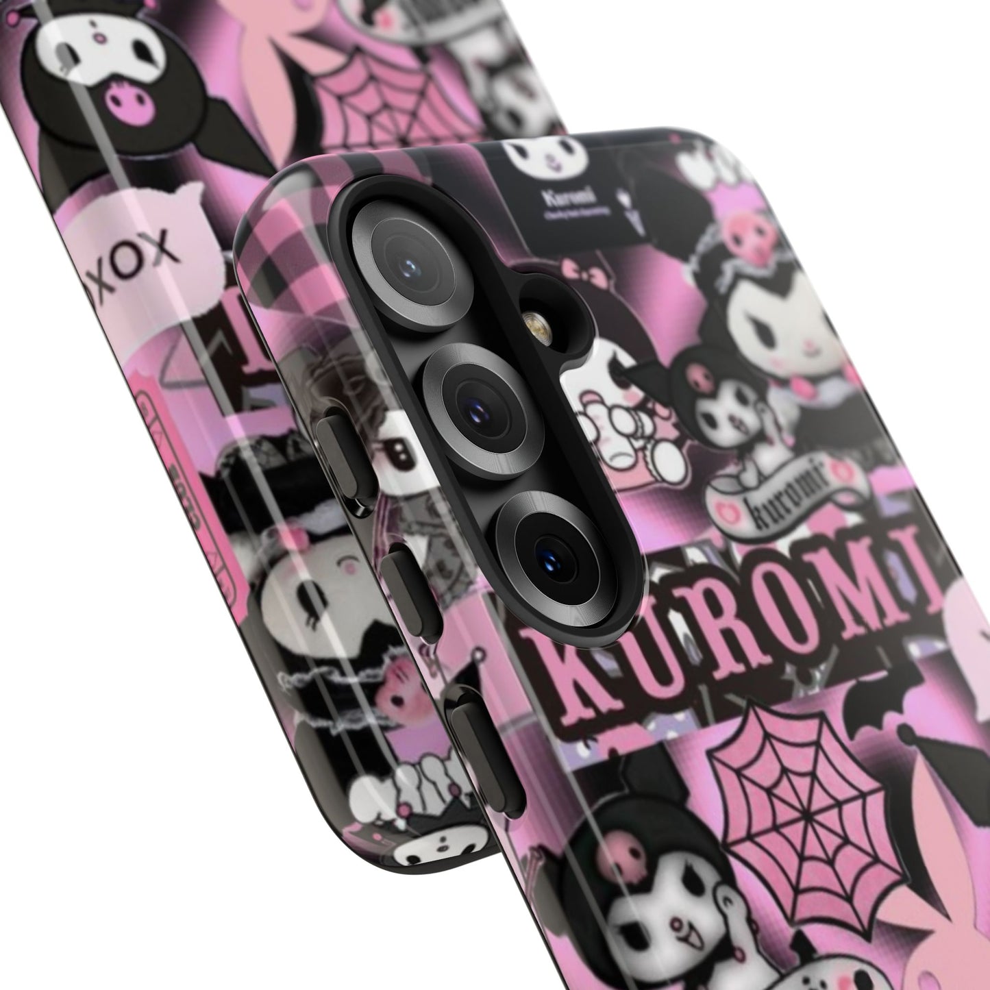 Kuromi Gothic Phone Case, Tough Phone Case Kawaii Phone Cover, Mobile Accessory, Gifts for Her Kuromi back to school, iPhone, Samsung sanrio
