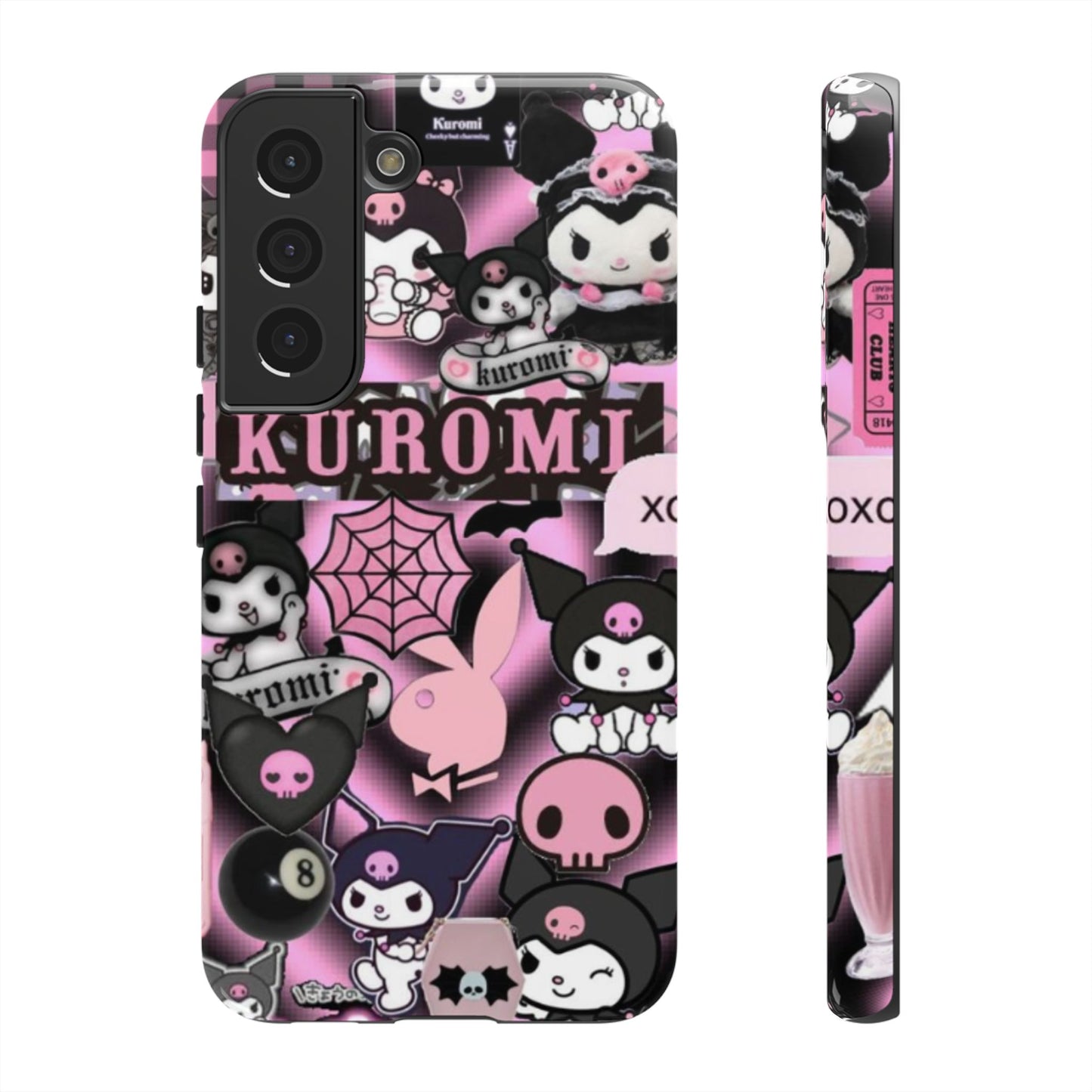 Kuromi Gothic Phone Case, Tough Phone Case Kawaii Phone Cover, Mobile Accessory, Gifts for Her Kuromi back to school, iPhone, Samsung sanrio
