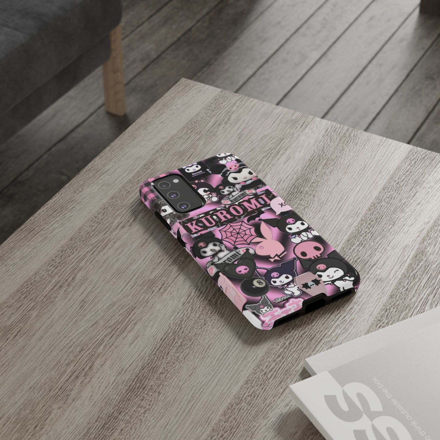 Kuromi Gothic Phone Case, Tough Phone Case Kawaii Phone Cover, Mobile Accessory, Gifts for Her Kuromi back to school, iPhone, Samsung sanrio
