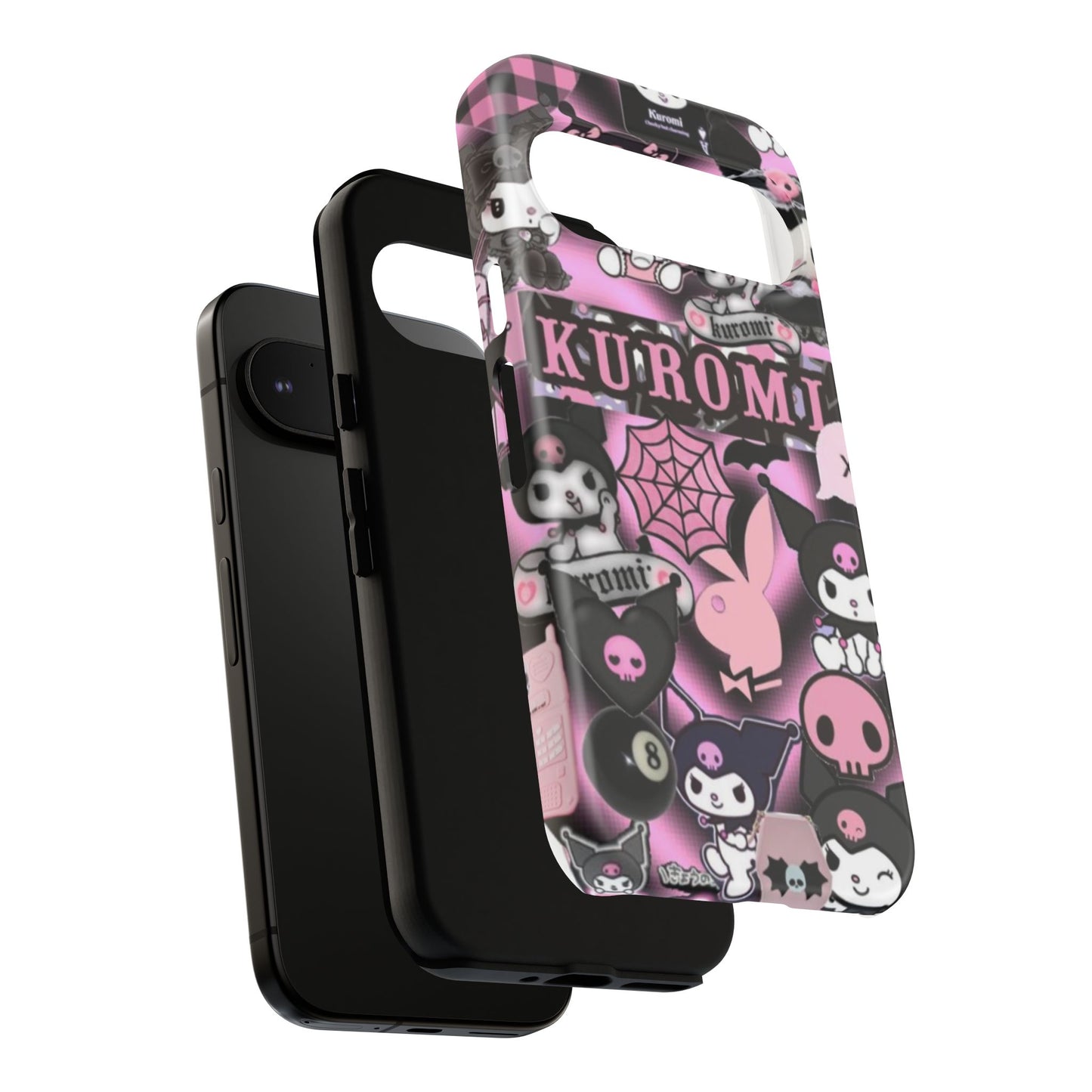 Kuromi Gothic Phone Case, Tough Phone Case Kawaii Phone Cover, Mobile Accessory, Gifts for Her Kuromi back to school, iPhone, Samsung sanrio