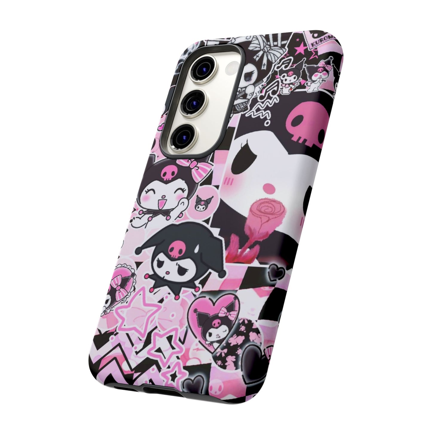 Kuromi Gothic Phone Case, Tough Phone Case, Kawaii Phone Cover, Unique Mobile Accessory, Gifts for Her Kuromi back to school purple kuromi