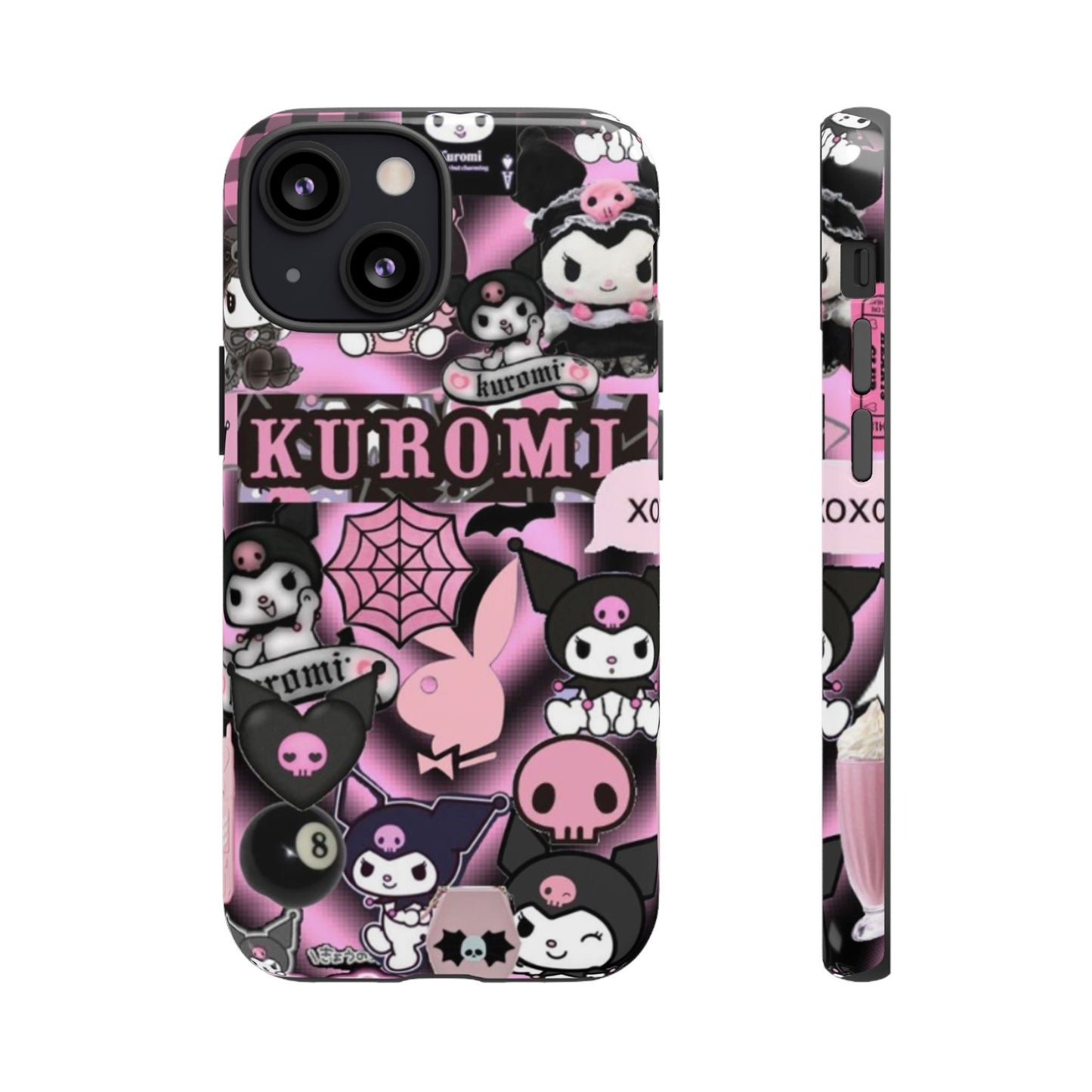 Kuromi Gothic Phone Case, Tough Phone Case Kawaii Phone Cover, Mobile Accessory, Gifts for Her Kuromi back to school, iPhone, Samsung sanrio