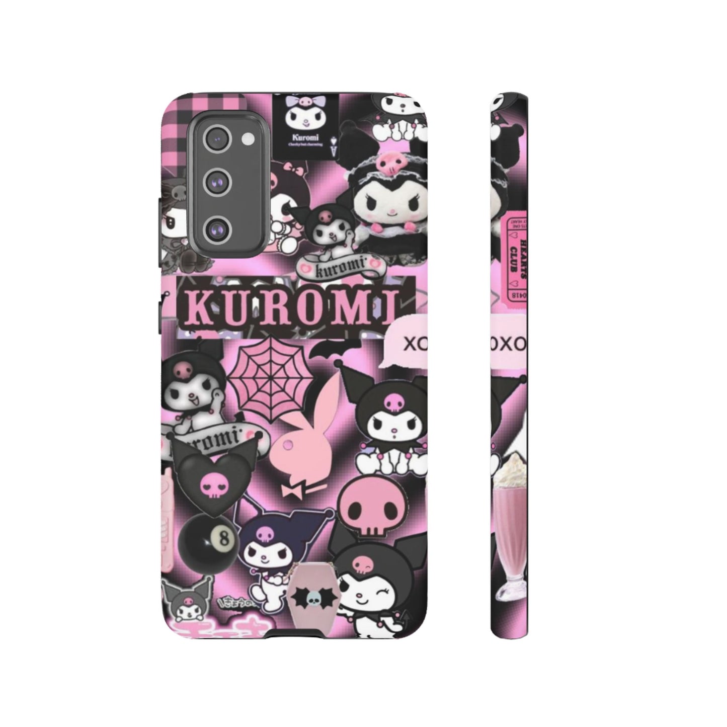 Kuromi Gothic Phone Case, Tough Phone Case Kawaii Phone Cover, Mobile Accessory, Gifts for Her Kuromi back to school, iPhone, Samsung sanrio