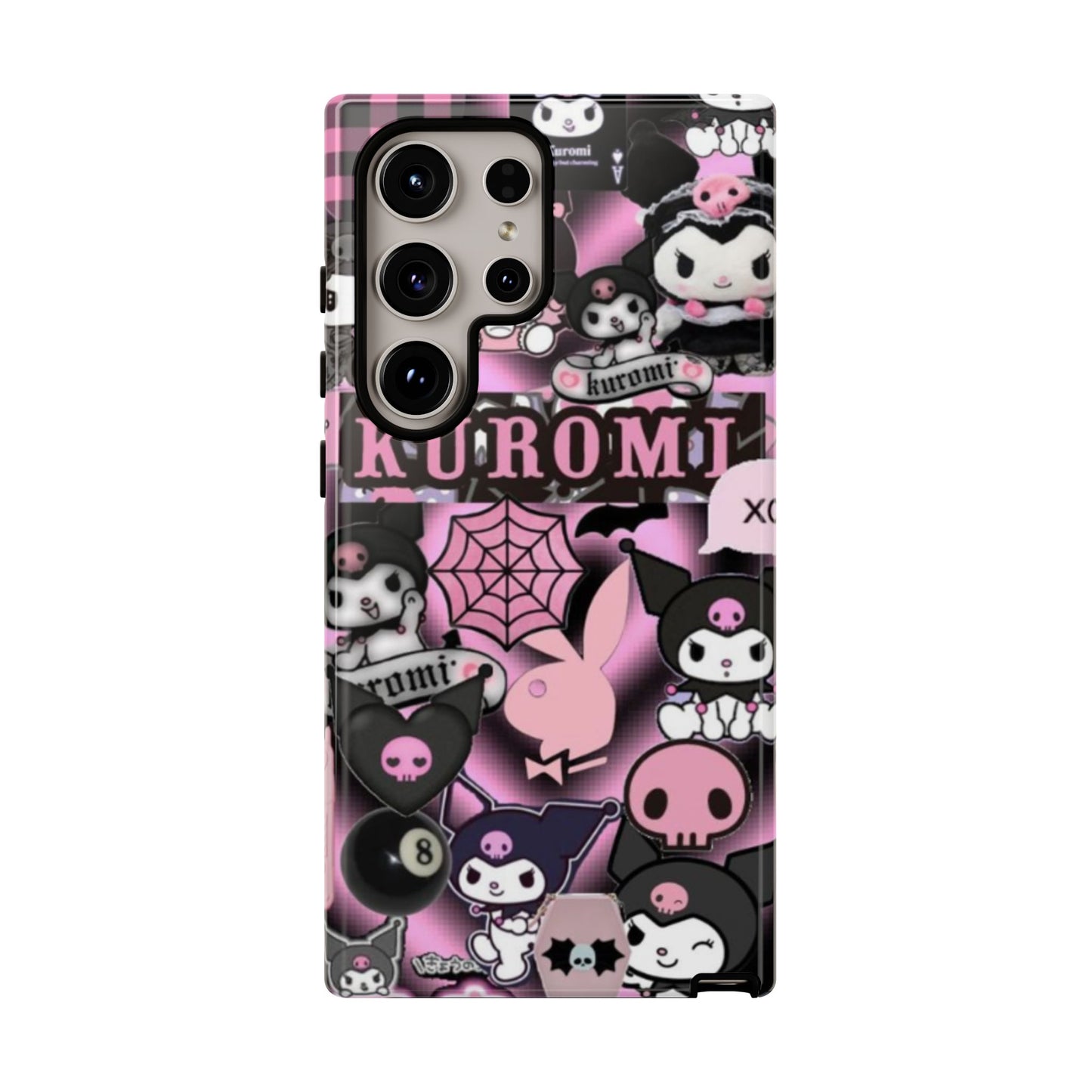 Kuromi Gothic Phone Case, Tough Phone Case Kawaii Phone Cover, Mobile Accessory, Gifts for Her Kuromi back to school, iPhone, Samsung sanrio