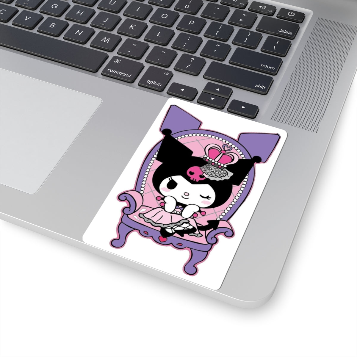 Kuromi Stickers, Purple Laptop Sticker, Kawaii Anime Decal, Cute Japanese Stationery, Gift for Anime Lover, Unique Vinyl Sticker