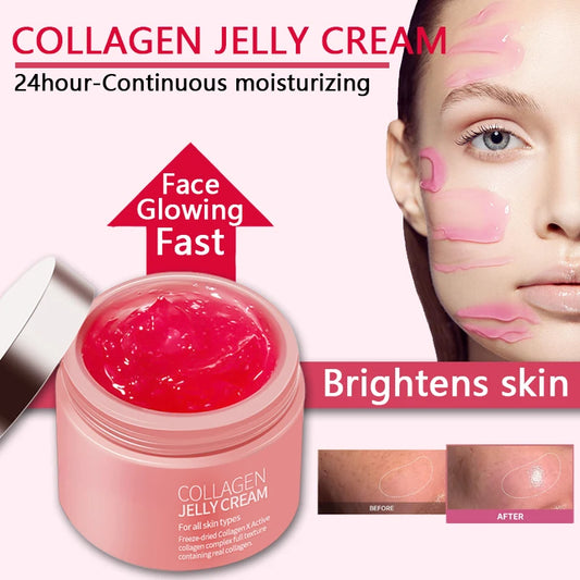 SeoulGlow Collagen Jelly Cream – 24-Hour Korean Moisture & Repair