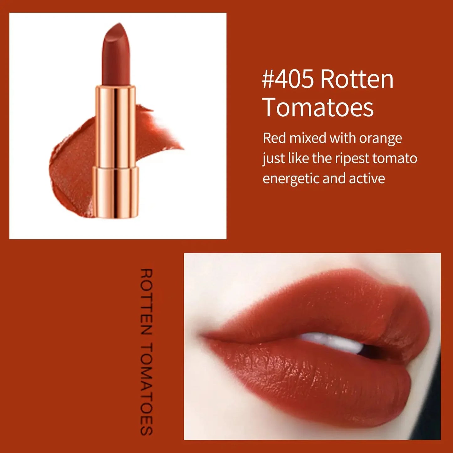 Matte Lipstick Trio with Silver Chain Bag