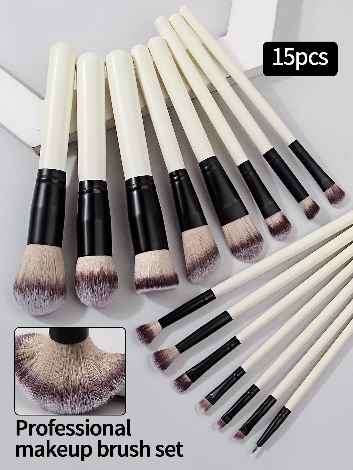 GlowPro 15-Piece Premium Brush Kit — Travel & Beginner Friendly